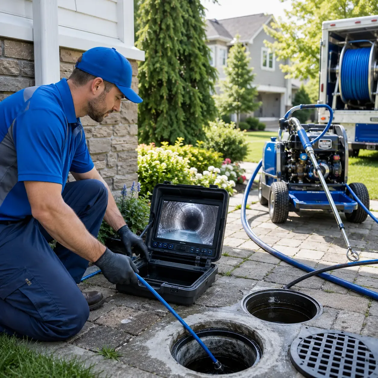 Outdoor drain cleaning professionals serving Poulan, GA