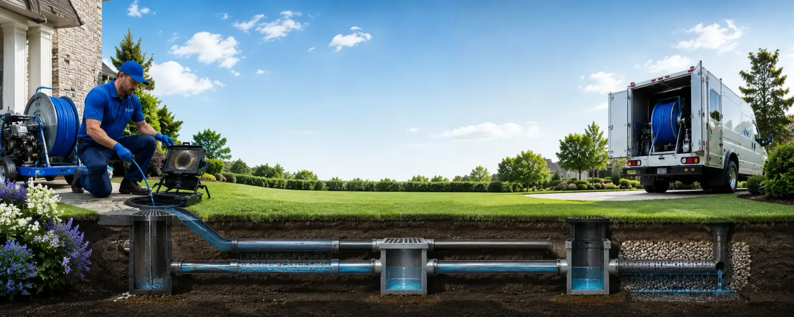 Outdoor drain cleaning information for Poulan, GA